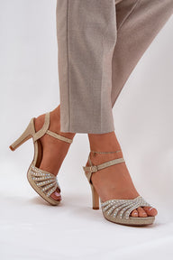  Sandalen mit Absatz model 210697 Step in style 