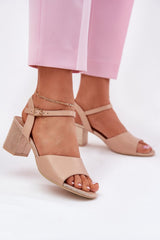  Sandalen mit Absatz model 213011 Step in style 