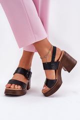  Sandalen mit Absatz model 213164 Step in style 