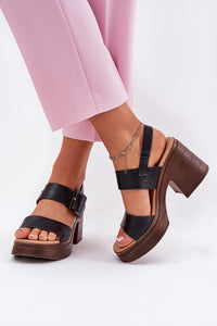  Sandalen mit Absatz model 213164 Step in style 