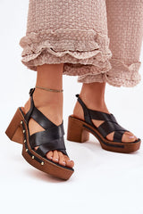  Sandalen mit Absatz model 214744 Step in style 