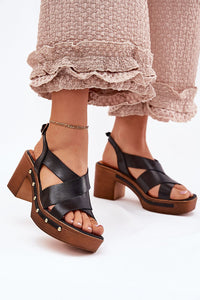  Sandalen mit Absatz model 214744 Step in style 