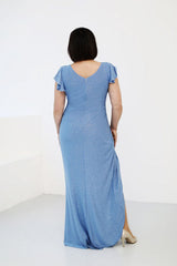  Langes Kleid model 215331 Jersa 