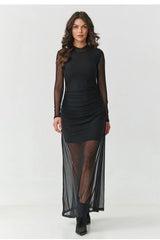 Abendkleid model 219536 Makadamia 