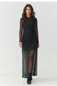  Abendkleid model 219536 Makadamia 