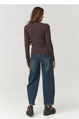  Rollkragenpullover model 219742 Makadamia 