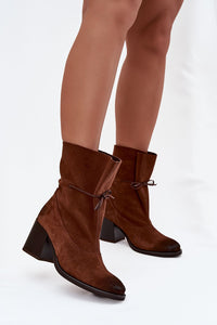  Stiefeletten mit Absatz model 220703 Step in style 