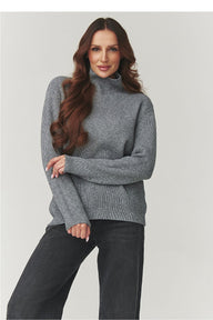  Rollkragenpullover model 220772 Makadamia 