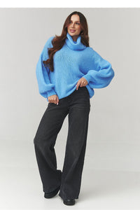  Rollkragenpullover model 220796 Makadamia 
