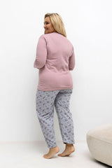  Übergrößen-Pyjama model 221196 Forever Pink 