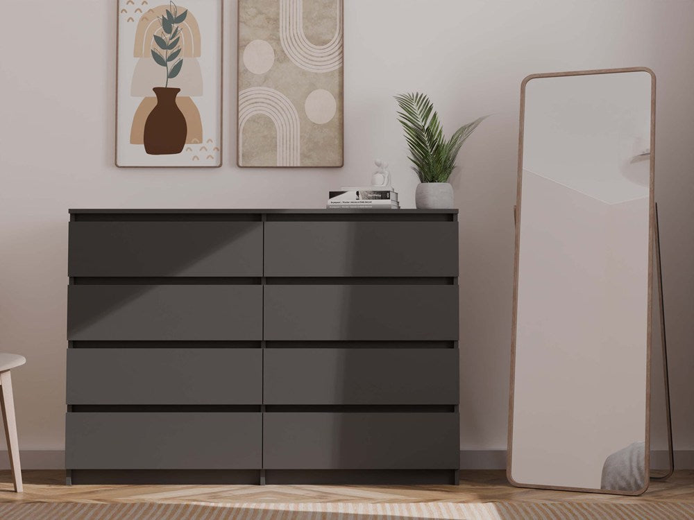 Kommode Malwa M8/140 SCHWARZ – Produktabbildung 3