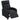 Recliner with reclining function, extendable footrest, pocket spring core, up to 150 kg, black