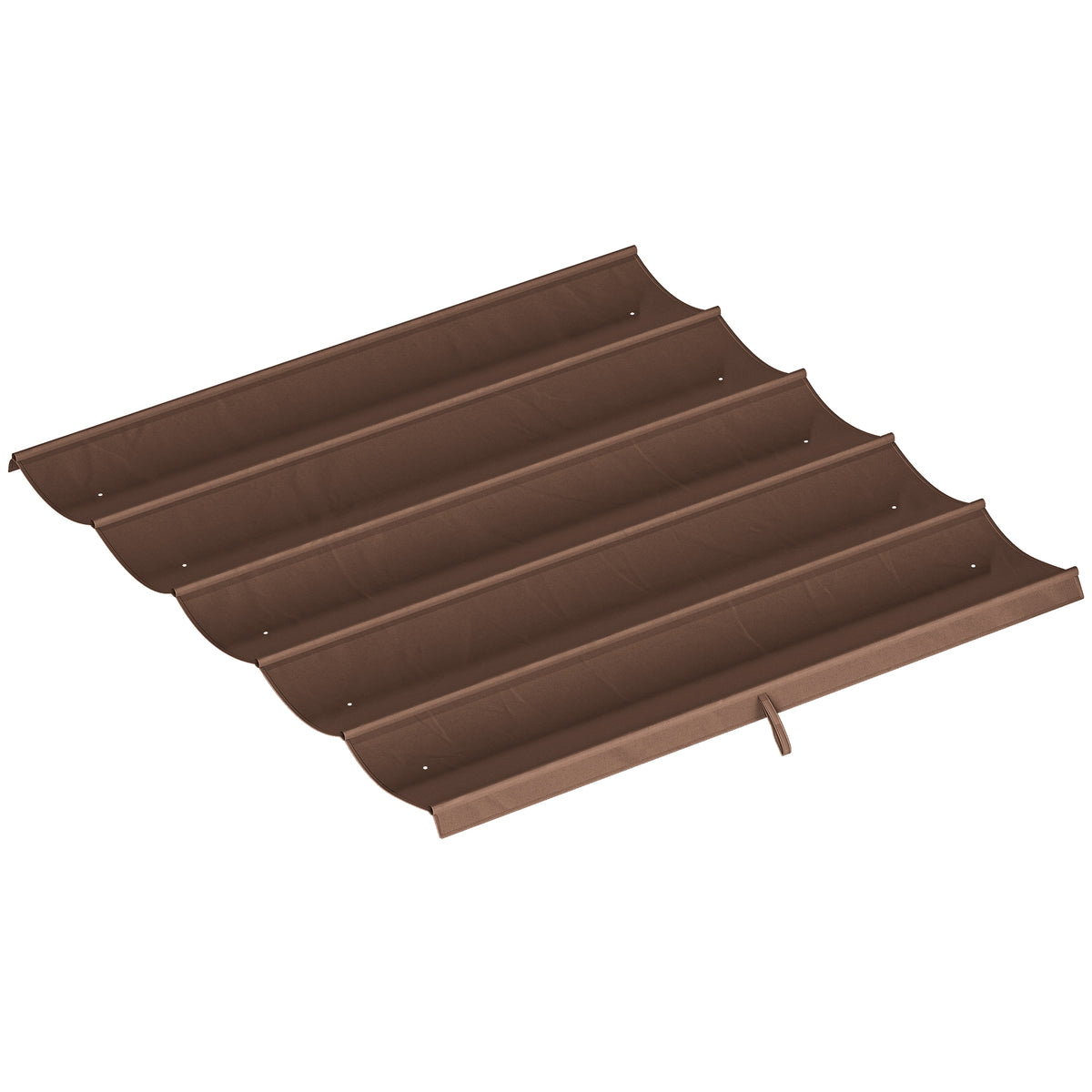 Replacement canopy for 3 x 3 m pergola, retractable, with rain drainage holes, weather-resistant, polyester, 250