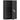 Wall-mounted medicine cabinet, bathroom cabinet with 3 shelves, 2 keys, 40 x 18 x 60 cm, black