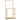 Garment rack with wheels, coat stand with hanging rail, shoe rack, made of bamboo, 80 x 40 x 160 cm, natural