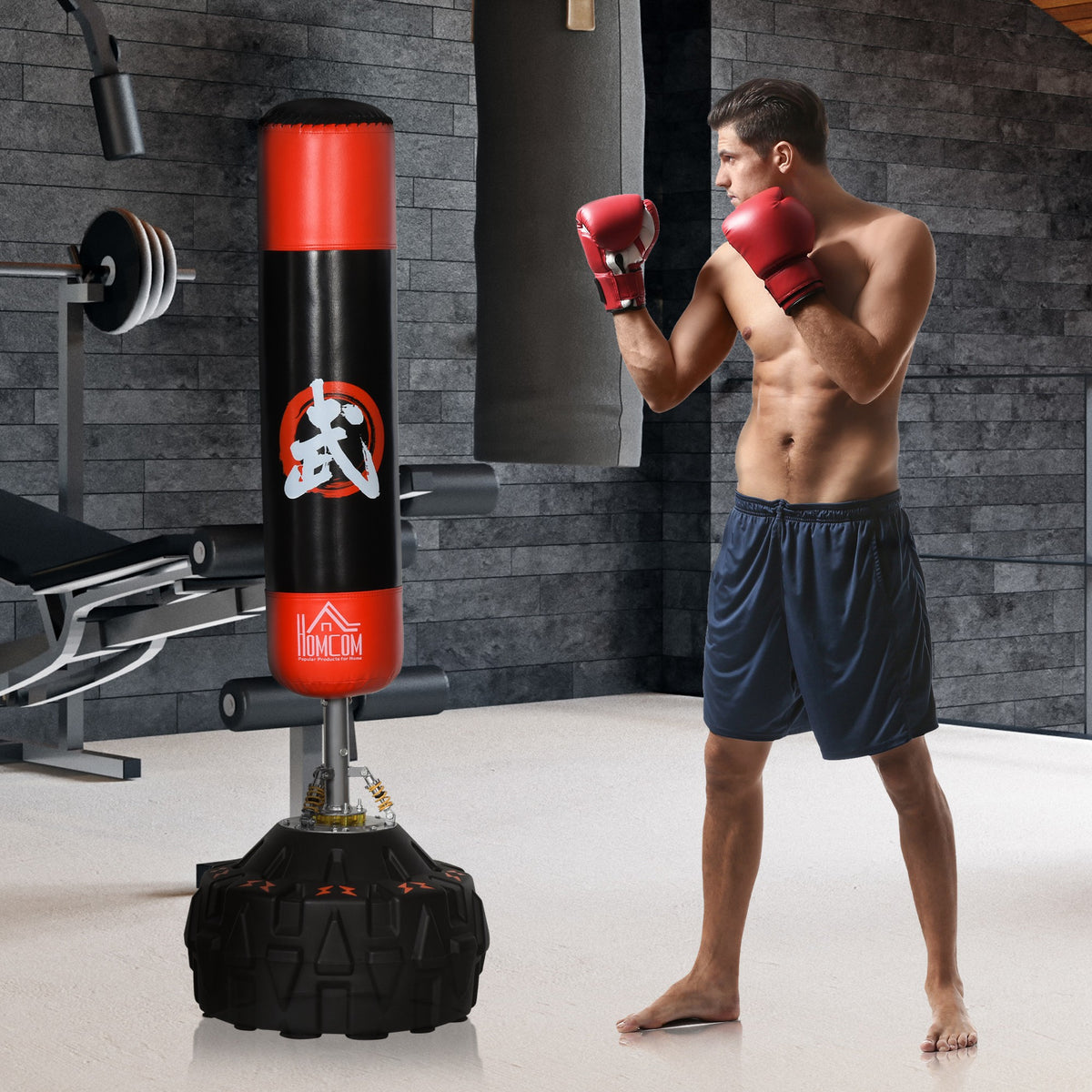 Freestanding Punching Bag for Adults, Boxing Training Equipment, Sparring Partner, Boxing Assistant, Training (2)