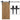 Sliding door kit, rustic design, carbon steel, holds up to 100 kg per panel