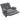Massage chair with heating function, comfortable TV recliner with footrest, gray
