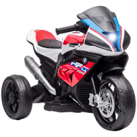 Children's motorcycle, electric motorcycle, headlights, 3 music modes, for children 1.5-5 years old, red, 82.5 x