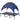 Outdoor dog bed, weatherproof, with canopy, foldable, 122 x 92 x 108 cm, blue + black