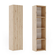 Solid bookcase LONI 160x40 cm - colour Artisan oak