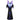 Inflatable ghost with pumpkin head Halloween decoration with blue flame effect 88 x 79 x 210cm
