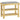 Shoe bench with seat, bamboo bench with storage, 2 open compartments, bench 60 x 29 x 49 cm grey
