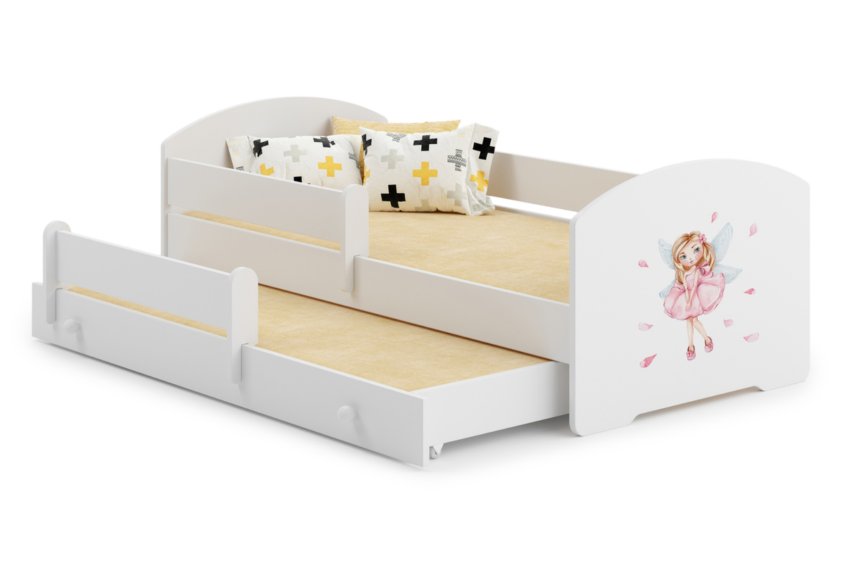 Double bed Luk 160x80 - Girl with wings