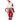 Singing & dancing Santa Claus, 120 cm, standing animated Christmas figure with garland & sack, sound/touch