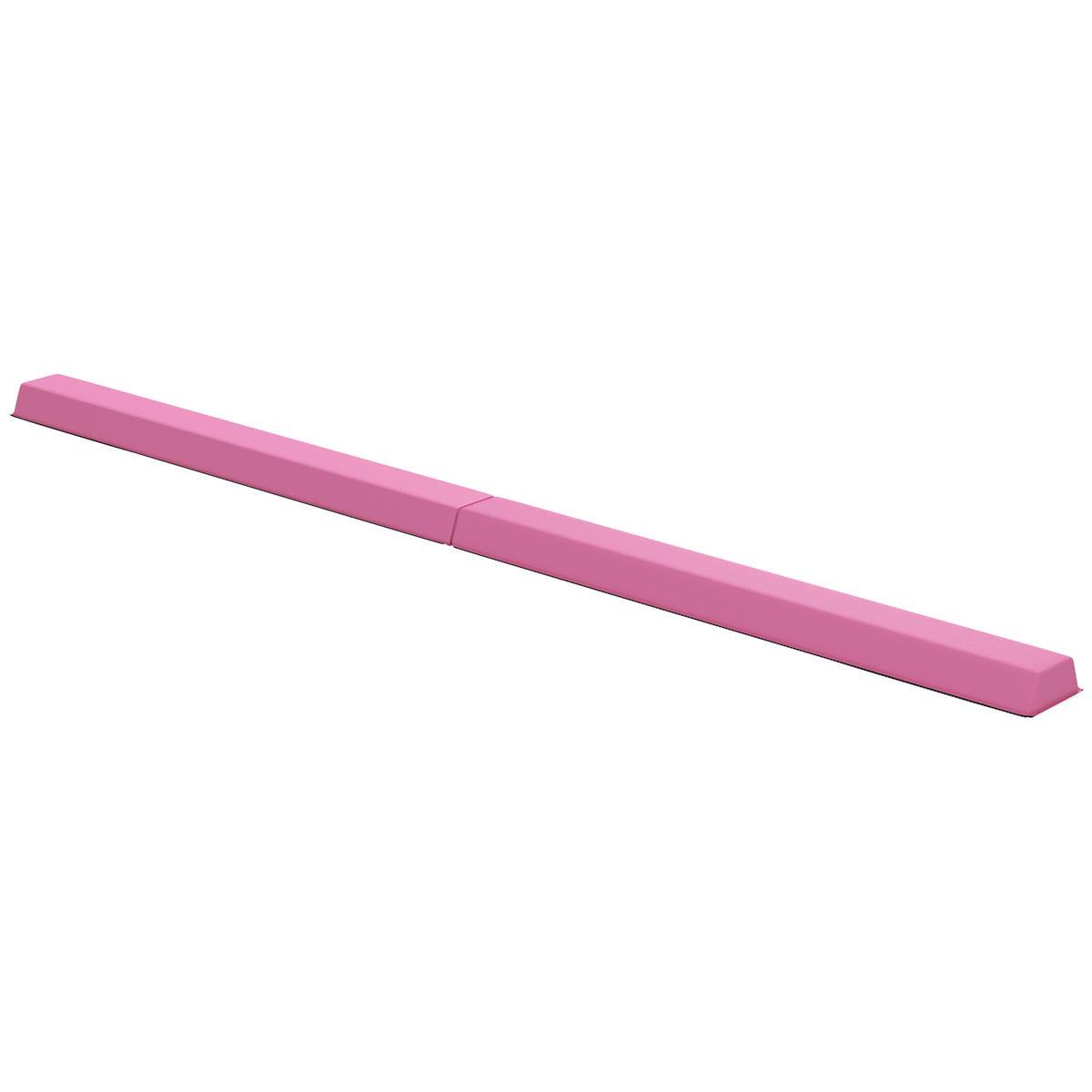 Balance beam 2.4 m, foldable, non-slip base, for ages 3+, up to 80 kg, bright red