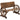 2-Seater Solid Wood Garden Bench with Armrest, Bench with Wagon Wheel Design, Garden Furniture 250kg Capacity