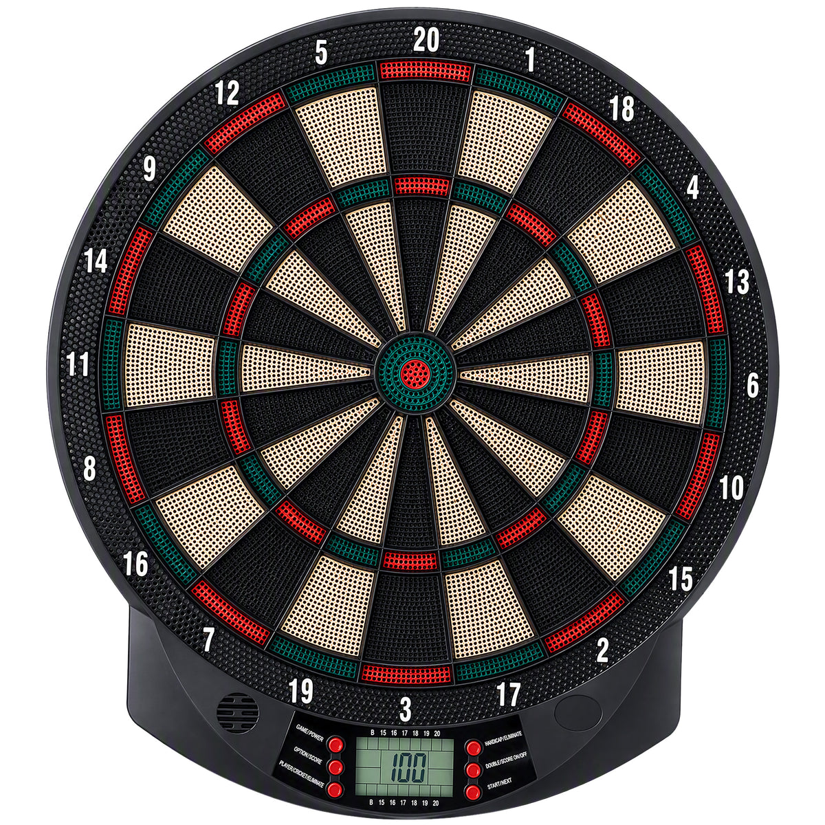 Electronic dartboard automatic scoring dartboard dart set with 6 darts 30 dart tips 26 games English voice