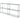 Three-tier flower stand, plant shelf for greenhouses, sheds, garages, 222x30x114 cm, dark green