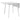 Dining table folding table kitchen table, 2 drop leaves, 110 x 86 x 75 cm, white