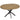 Extendable dining table for 4–6 people, industrial-style kitchen table with spider leg, brown wood look