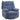 Massage chair with heat & recline function, swiveling, up to 150 kg, metal frame, 98x90x98cm, blue