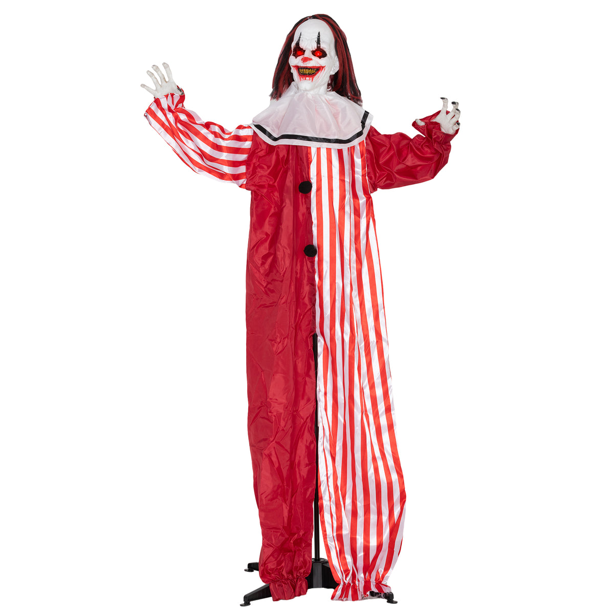 165 cm Halloween decoration Halloween clown with LED lights, sound function and body effect