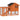 2-Tier Rabbit Hutch with Waterproof Bitumen Roof, Outdoor Run, Ramp, and Doors, Wood, 123.5x62.6x92.5 cm, Orange