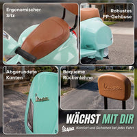 Electric Motorcycle for Kids Mini Vespa GTS 6V Electric Motorbike with Lithium Battery Ergonomic Seat Backrest (7)