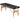 Height-adjustable massage table, wooden frame, foldable massage bed, foam padding, black