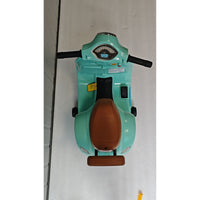 Electric Motorcycle for Kids Mini Vespa GTS 6V Electric Motorbike with Lithium Battery Ergonomic Seat Backrest (10)