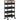5-tier kitchen trolley, wood look, rolling, metal frame, 4 drawers, black