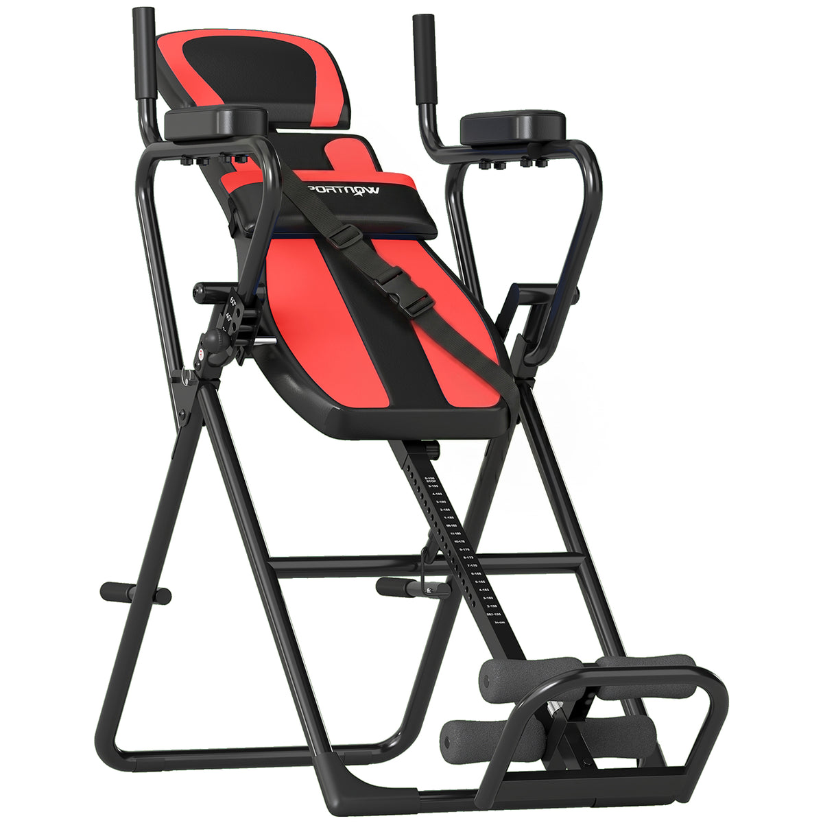 3-in-1 Inversion Bench Inversion Table with 3 Inversion Angles, Push-up & Pull-up Bars, Headrest