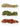 Girlande 2 m Mix aus 3 Farben