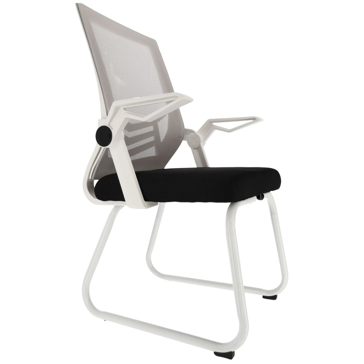 Weißer Mesh-Bürostuhl – Produktabbildung 5