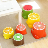 Rutschfester Fußhocker, Tritthocker – klein, orange – Produktabbildung 2