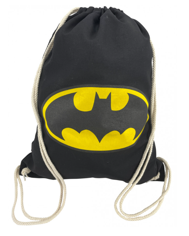 Batman-Stoffrucksack 37x46cm, LIZENZIERTES PRODUKT, ORIGINAL