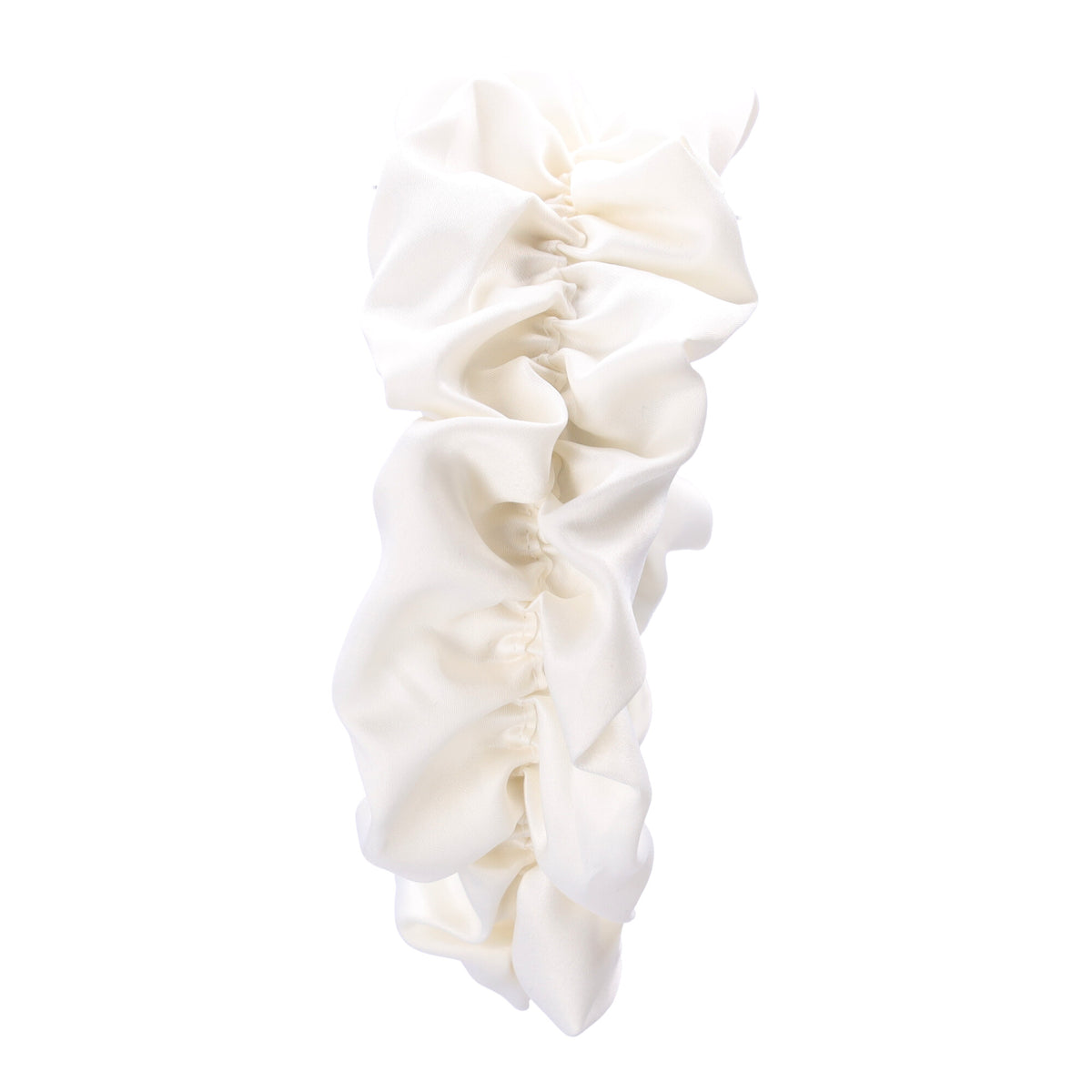 Satin-Haarreif – weiß mit Perlen – Produktabbildung 3