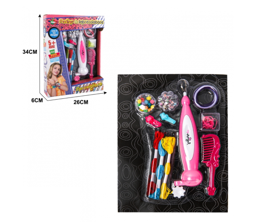 2-in-1-Set zum Verzieren der Haare und Herstellen von Armbändern, Typ II