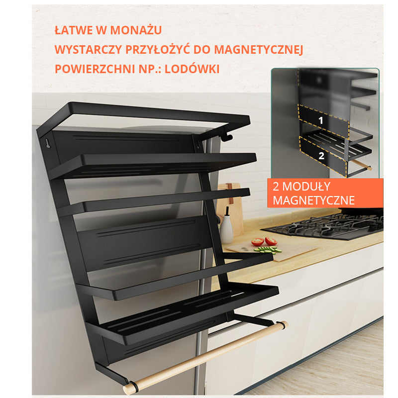 Magnetischer Organizer für Küchenzubehör – zweistöckig – Produktabbildung 2